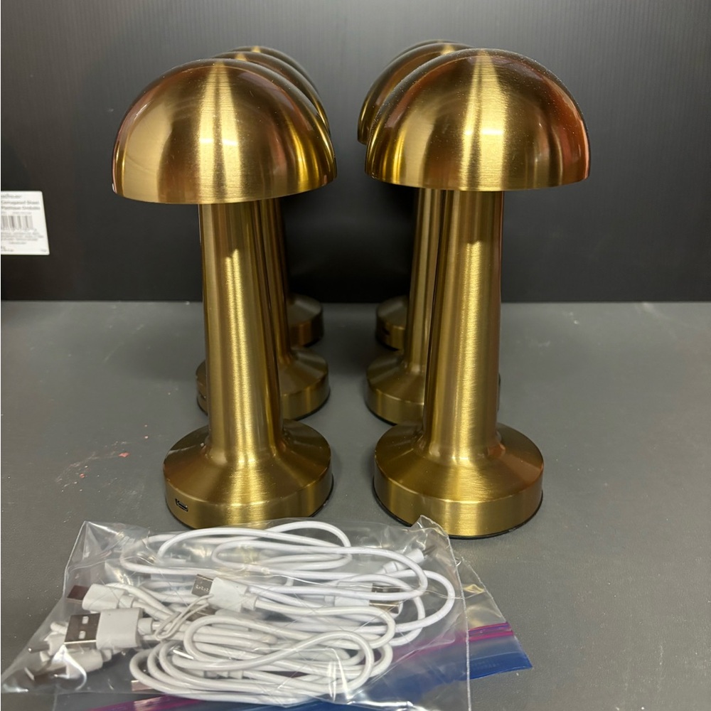 Set of 6 Mushroom Touch Lights
